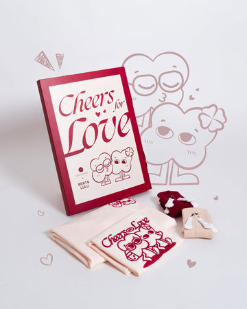 BERT & LULU Cheers for Love Gift Box