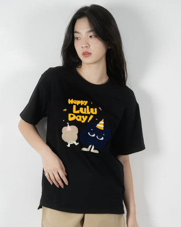 Happy LULU Day Tee (Black)