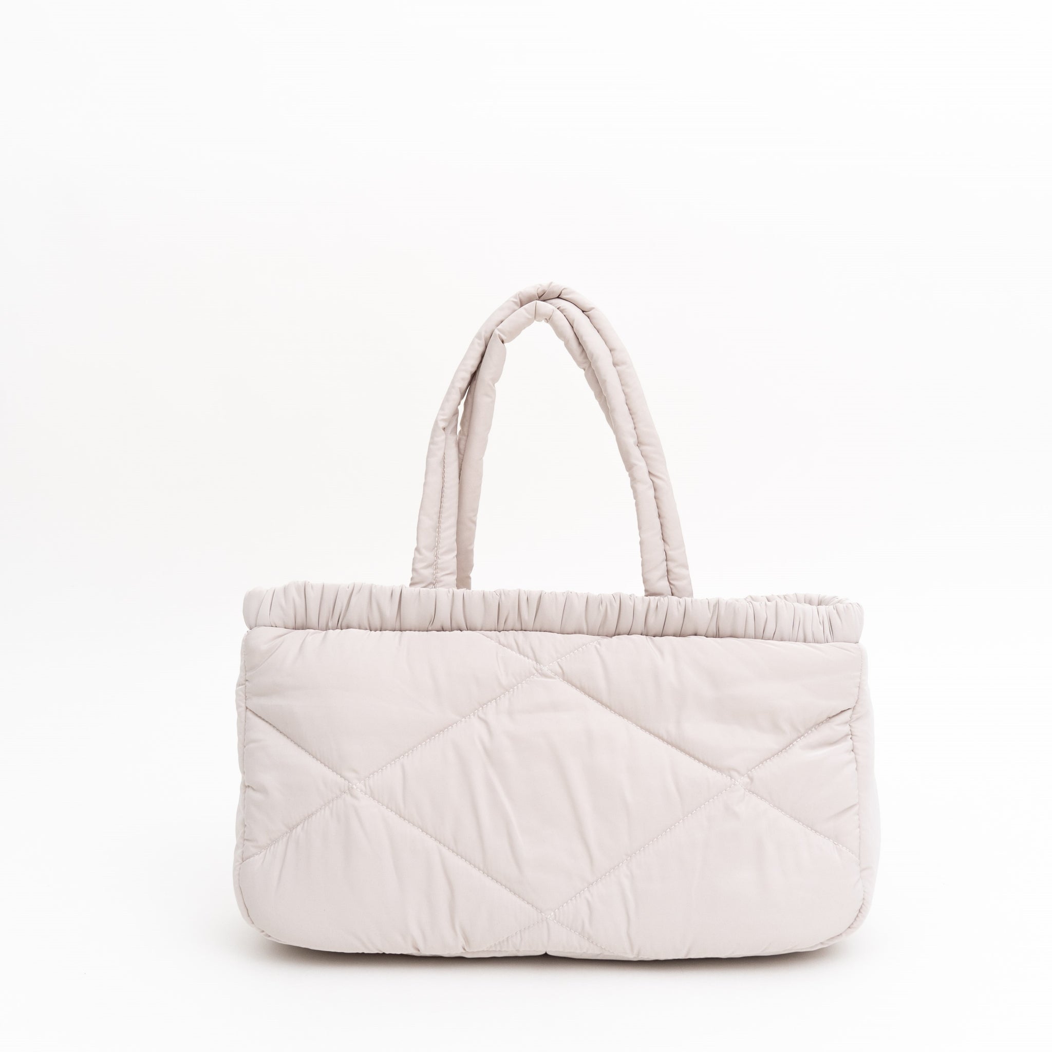 On & Off Quilted Tote Bag (Bone)