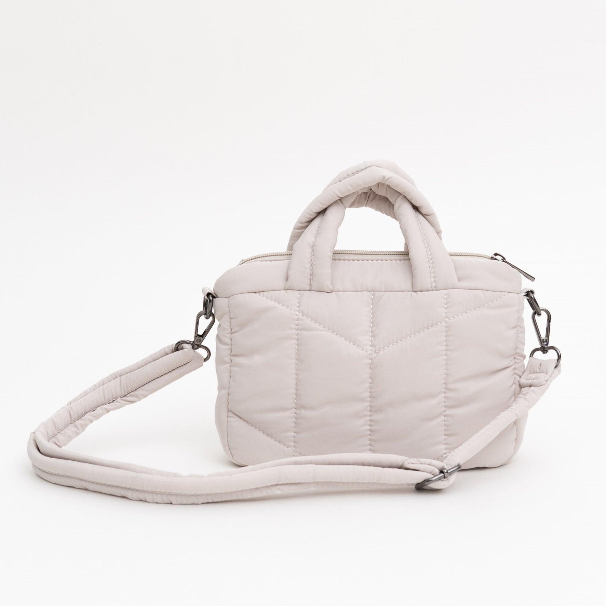 Everyday Crossbody Quilted Bag (Bone)