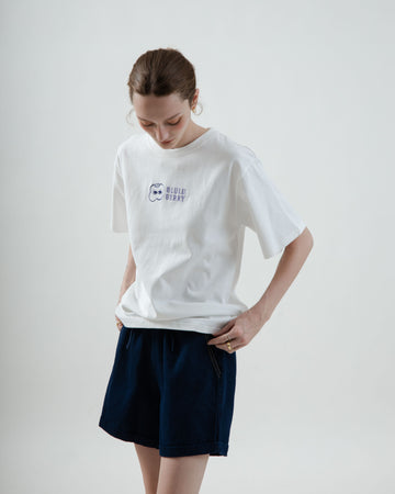 BLULU Berry Embroidery Graphic Tee (White)