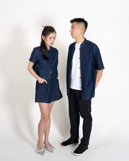 Menswear Denim Tang Suit (Denim)